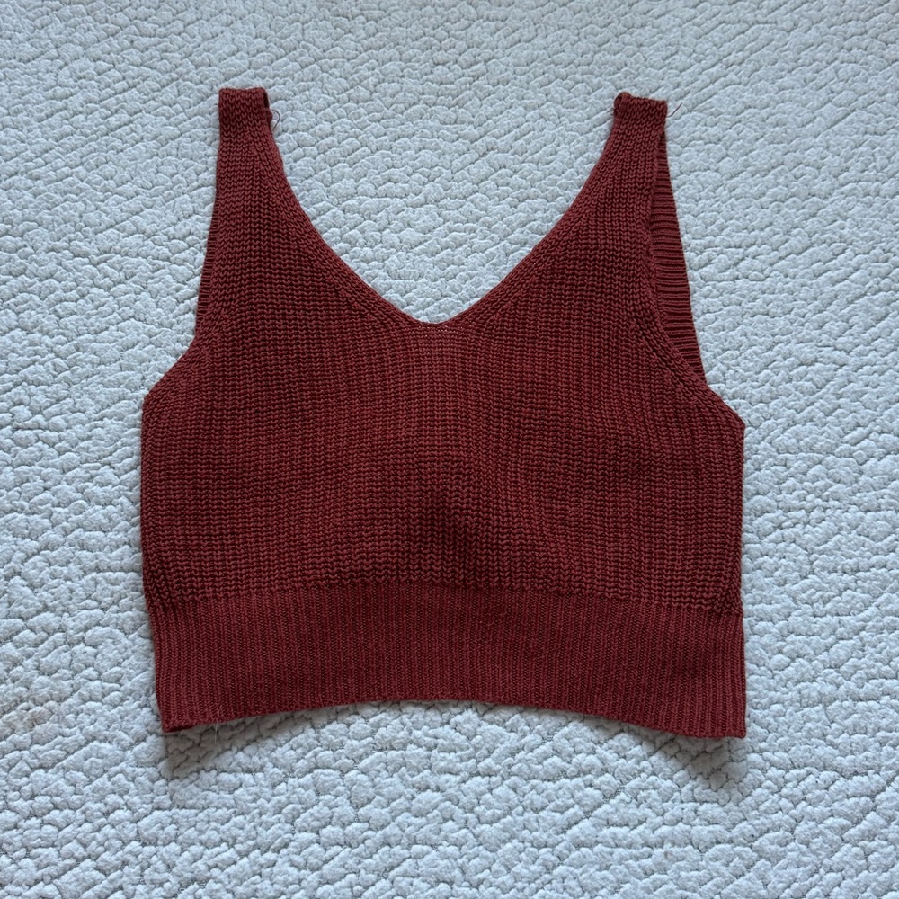 Knit crop top!